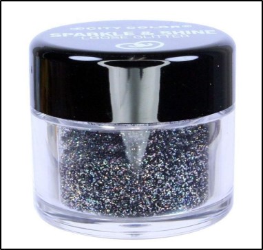 Micro Glitter Suelto - Negro Tornasol