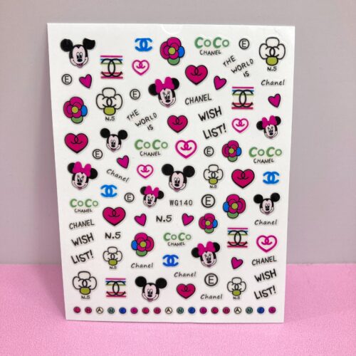 Stickers Cartoon - Mickey Mouse Chanel