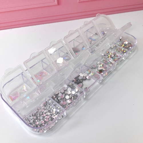 Kit Cristales - Plateados y Tornasol