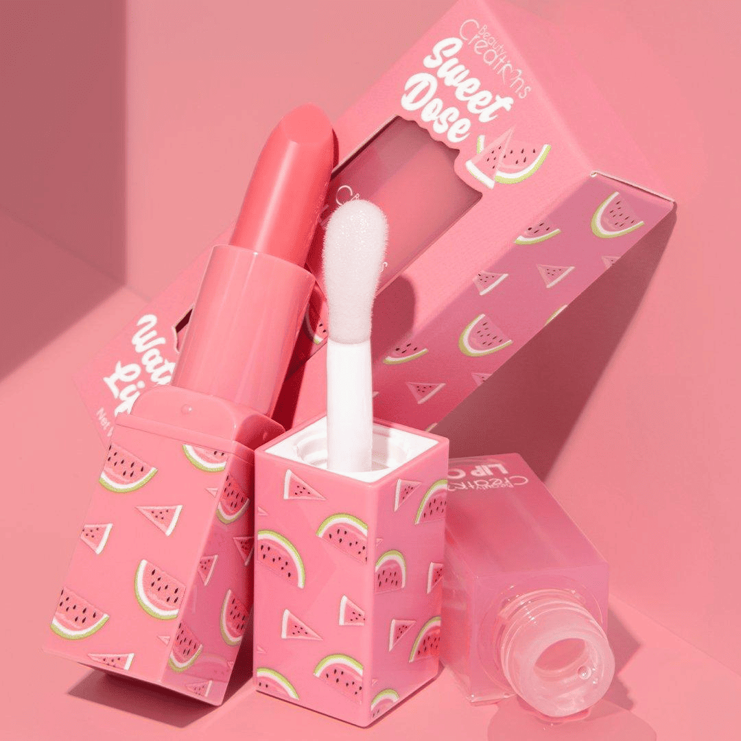 watermelon 1 Sweet Dose Lip Care Dúo "Watermelon" – Beauty Creations - Imagen 1