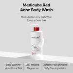 Red Acne Body Wash Limpiador Antiacné Corporal 400ml - Medicube - Imagen 4