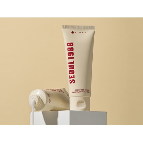 Seoul 1988 Cream Snail Mucin 93% + Rice - K-Secret