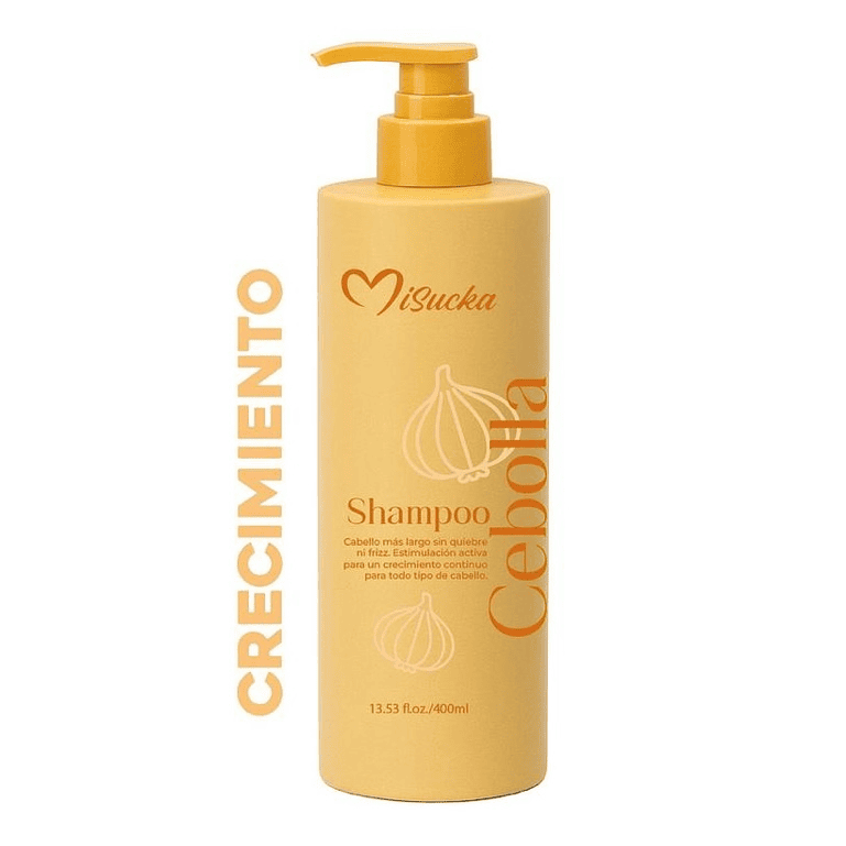 Shampoo Crecimiento Cebolla 400mL – Misucka Shampoo Crecimiento Cebolla 400mL – Misucka