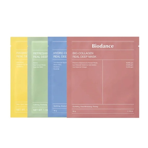 Pack 4 Mascarillas Real Deep Mask - Biodance