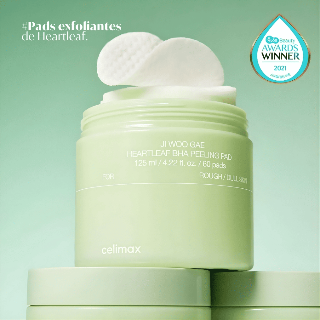 Ji Woo Gae Heartleaf BHA Peeling 60 Pads - Celimax