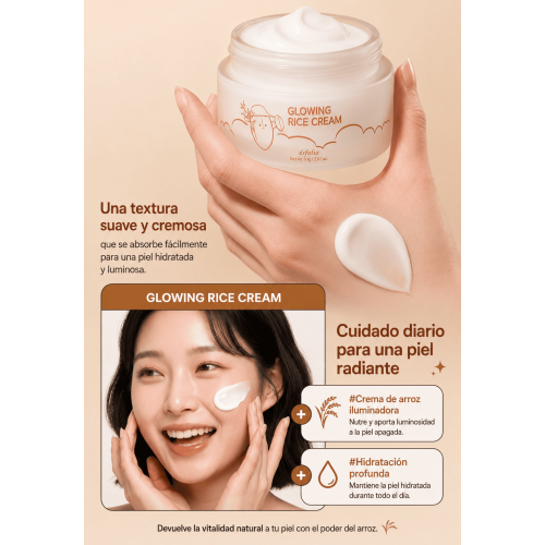 Glowing Rice Cream 80g – Esfolio