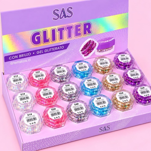 Glitter Gel Multiuso - SAS